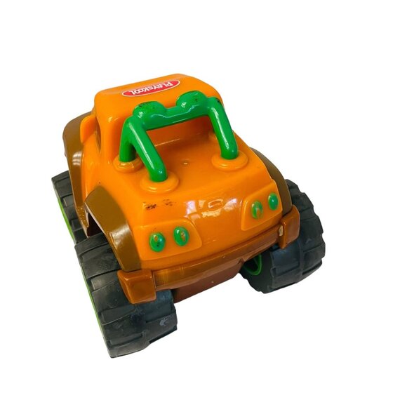 Playskool Monster Truck Toy Orange Green Wheels Durable Plastic for Kids 4x4 Veh - Picture 5 of 10